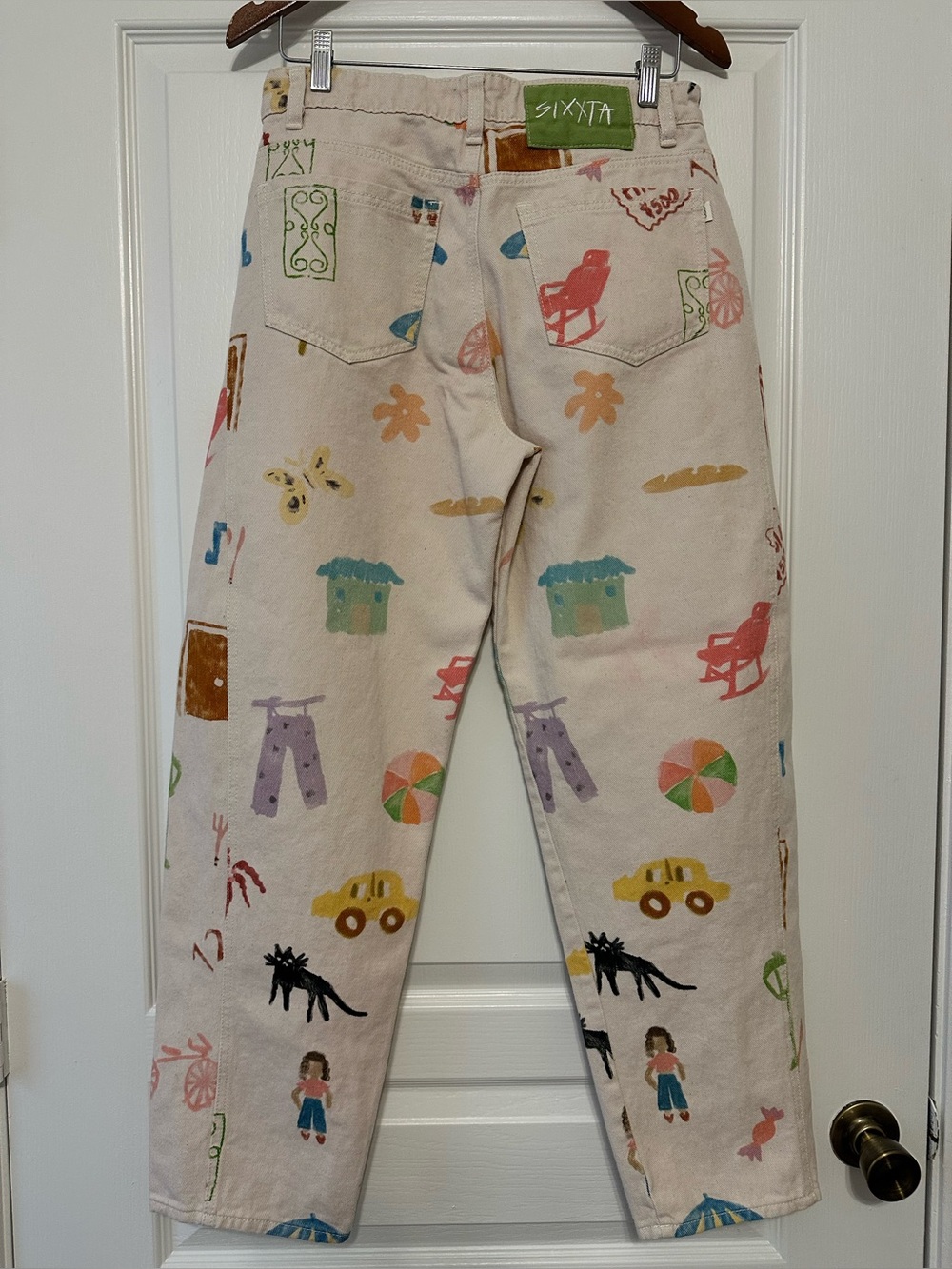 Sixxta High Rise Huevito Jeans Size 8 - Picture 3 of 5